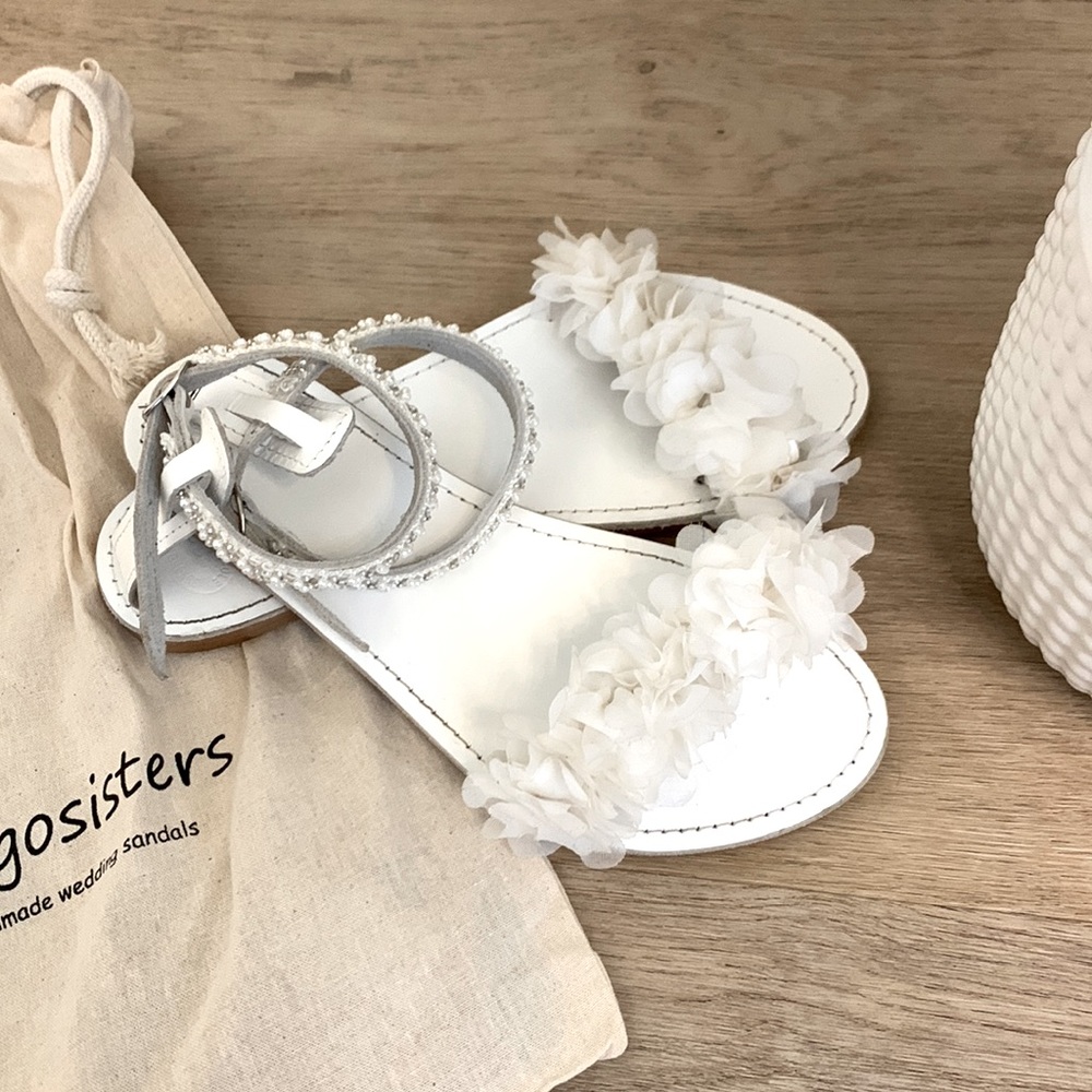 Handmade Wedding Sandals from Greece
